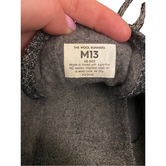 Mens ALLBIRDS, size 13 wool runners - Picture 6 of 6